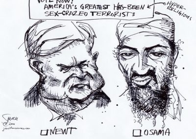 Newt vs. Osama
