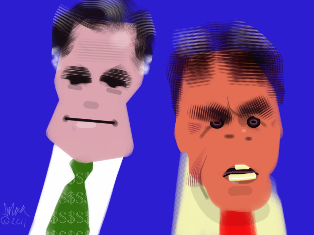 Romney and Perry Debate