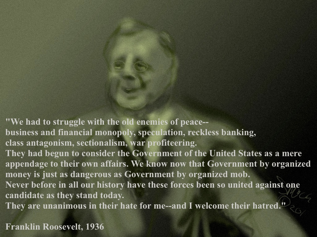 Roosevelt's Advice To Obama, 1936