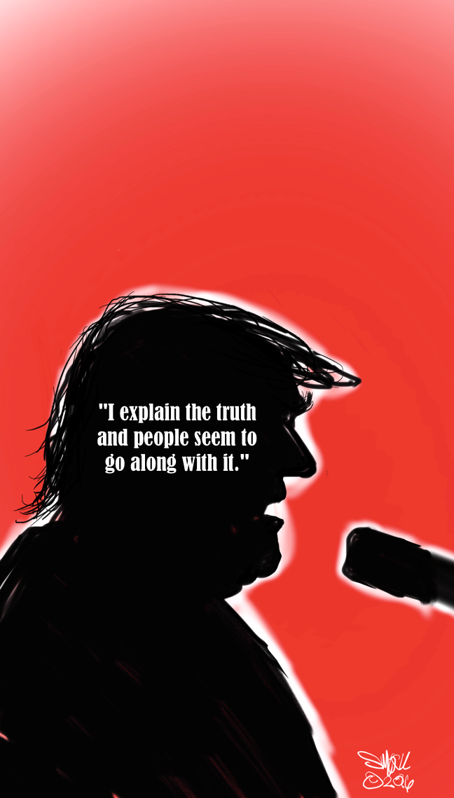 an editorial cartoon about Donald Trump by Jonathan Schmock ©2016